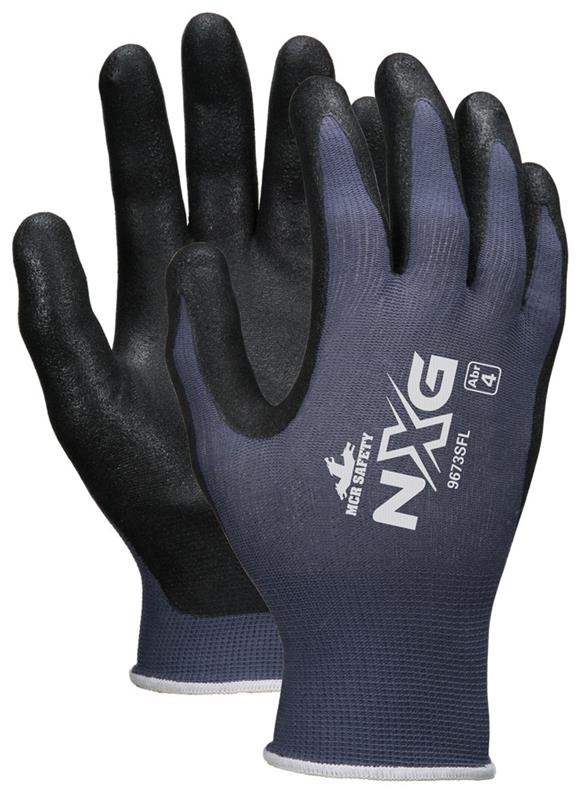 MCR 9673SF SANDY FOAM NITRILE - Tagged Gloves